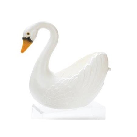 Gan Eden 16 in. Swan Planter - White GA71517